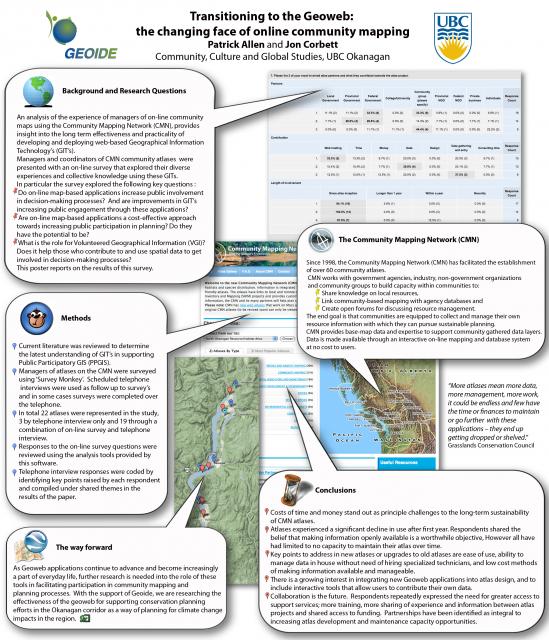 Allen presentation at GEOIDE 2009